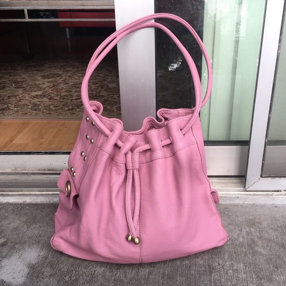 Jones New York Handbags - Jones New York pink leather satchel purse